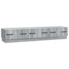 vidaXL Meuble TV Sonoma gris 147 x 34,5 x 27 cm Bois d'ing&eacute;nierie