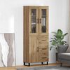 vidaXL Haut Armoire 2 pcs Ch&ecirc;ne artisanal Bois d'ing&eacute;nierie