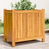 vidaXL Jardini&egrave;re avec doublure 54x31x50 cm bois massif d'acacia
