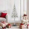 vidaXL Sapin de Noël avec 150 LED Blanc 120 cm PE et Acier