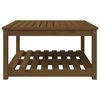 vidaXL Table de jardin marron miel 82,5x82,5x45 cm bois massif de pin