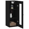 vidaXL Armoire murale noir 34,5x34x90 cm