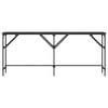 vidaXL Table console noir 180x29x75 cm bois d'ing&eacute;nierie