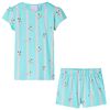 Pyjamas &agrave; manches courtes pour enfants &eacute;cru 140