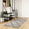 vidaXL Tapis shaggy &agrave; poils longs moderne beige anthracite 80x200 cm