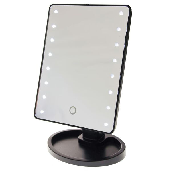 United Entertainment Miroir avec &eacute;clairage LED Noir