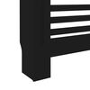vidaXL Cache-radiateur noir 152x19x81,5 cm MDF