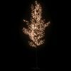 vidaXL Arbre à LED fleur de cerisier 672 LED Blanc chaud 400 cm
