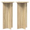 vidaXL Support de Plante 2 pcs Ch&ecirc;ne Sonoma 40 x 40 x 80 cm