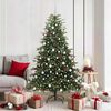 vidaXL Sapin de Noël artificiel Vert 180 cm PVC, métal et plastique