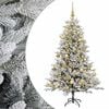 vidaXL Sapin de No&euml;l artificiel avec boules 120 cm 150 LED Blanc chaud