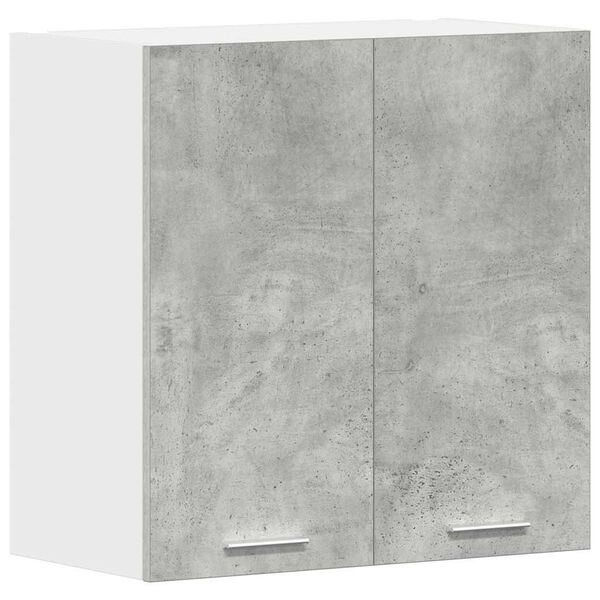 vidaXL Armoire suspendue "Lyon" Gris b&eacute;ton 60 x 31 x 60 cm Bois d'ing&eacute;nierie