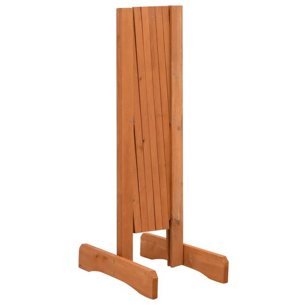 vidaXL Clôture en treillis de jardin Orange 120x60 cm Bois de sapin