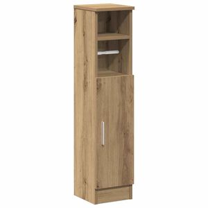 vidaXL Meuble de salle de bain avec porte-rouleau ch&ecirc;ne artisanal