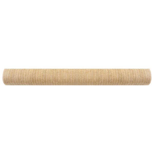 vidaXL Filet brise-vue Beige 1x25 m PEHD 195 g/m²