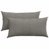 vidaXL Coussins de canap&eacute; 2 pcs Gris clair 80 x 40 cm