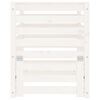vidaXL Composteur Blanc 63,5x63,5x77,5 cm Bois massif de pin