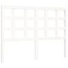 vidaXL Cadre de lit sans matelas blanc 120x200 cm bois de pin massif