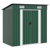 vidaXL Abri de jardin M&eacute;tal Vert
