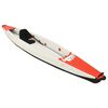 vidaXL Kayak gonflable rouge 375x72x31 cm polyester