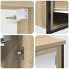 vidaXL Ensemble de mobilier de salle de bain 5 pcs Bois d'ing&eacute;nierie
