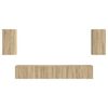 vidaXL Ensemble meuble TV 5 pcs Ch&ecirc;ne Sonoma Bois d'ing&eacute;nierie