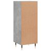 vidaXL Buffet Gris b&eacute;ton 34,5x34x90 cm Bois d'ing&eacute;nierie