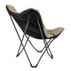 Bo-Camp Chaise papillon Grainger Beige