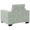 vidaXL Fauteuil Gris clair 60 cm Velours