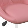 vidaXL Chaises pivotantes à manger lot de 6 Rose Velours