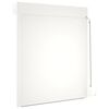 vidaXL Volet roulant aluminium 100x130 cm blanc