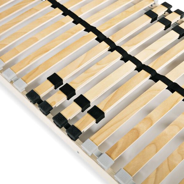 vidaXL Sommier &agrave; lattes sans matelas avec 28 lattes 7 zones 70x200 cm