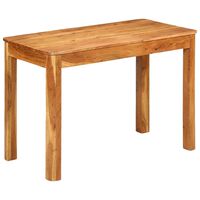 vidaXL Table à manger 110x55x76 cm bois d'acacia massif