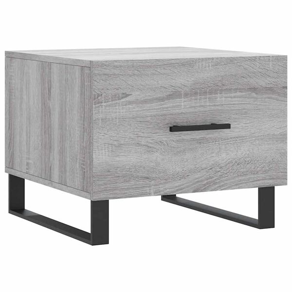 vidaXL Table basse Sonoma gris 50x50x40 cm Bois d'ing&eacute;nierie