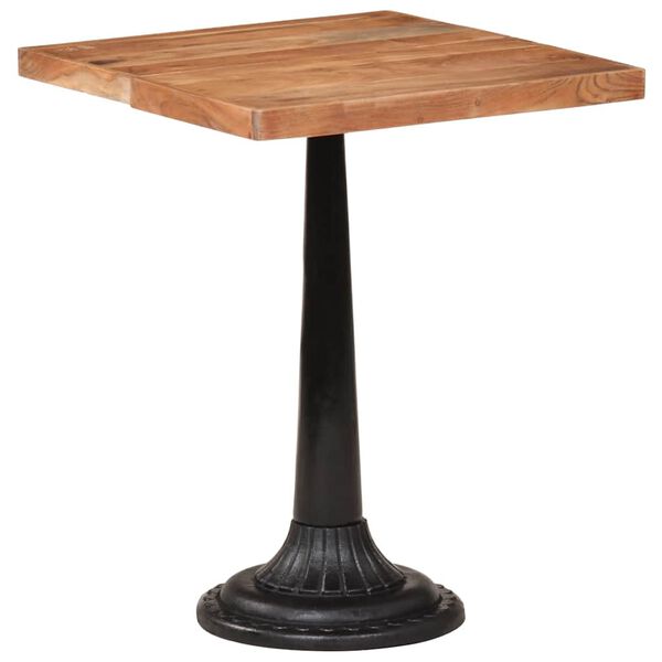 vidaXL Table de bistro 60x60x76 cm Bois d'acacia massif