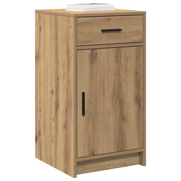 vidaXL Buffet Ch&ecirc;ne artisanal 40 x 40.5 x 75 cm Bois d'ing&eacute;nierie