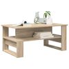 vidaXL Table basse Ch&ecirc;ne Sonoma 90 x 50 x 40 cm Bois d'ing&eacute;nierie