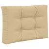 vidaXL Coussin de canap&eacute; d'ext&eacute;rieur 3 pcs Beige Polyester