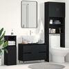 vidaXL Meuble de Lavabo de Salle de Bain Chêne noir 80 x 33 x 60 cm
