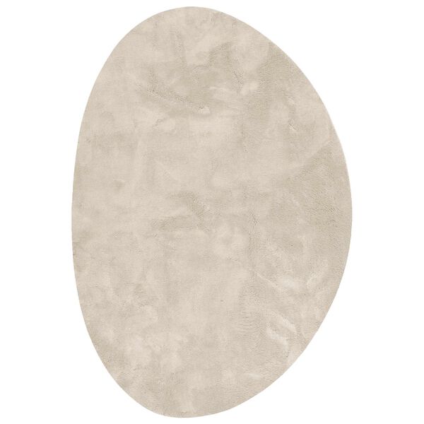 vidaXL Tapis de surface HUARTE Beige 160 x 230 cm Polyester