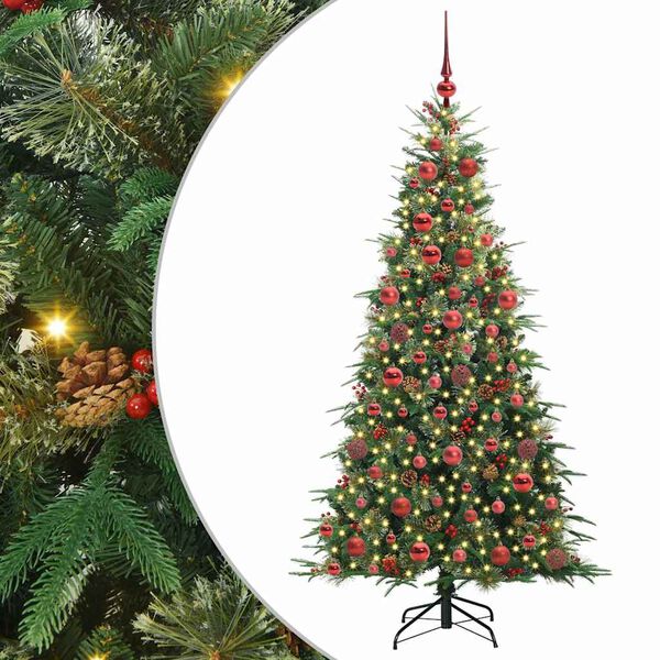 vidaXL Sapin de No&euml;l Artificiel &agrave; Branches Articul&eacute;es Vert 180 cm