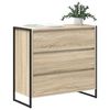vidaXL Buffet avec tiroir Sonoma 79 x 36 x 75.5 cm Bois d'ing&eacute;nierie
