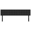 vidaXL T&ecirc;tes de lit 2 pcs noir 100x5x78/88 cm similicuir