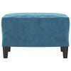 vidaXL Repose-pied Bleu 60x50x41 cm Velours