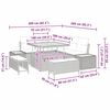 vidaXL Ensemble de canap&eacute; de jardin 8 pcs Beige polyrotin