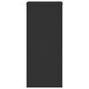 vidaXL Supports pour plantes 2 pcs noir 30x30x70 cm bois d'ing&eacute;nierie