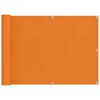 vidaXL &Eacute;cran de balcon Orange 75 x 200 cm Oxford alu enduit de PU