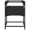 vidaXL Tables de chevet 2 pcs noir 40x40x55 cm bois d’ingénierie