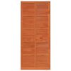 vidaXL Porte de grange Cire marron 100 x 2,5 x 208 cm