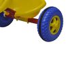 Tricycle rouge bleu jaune pour les petits enfants